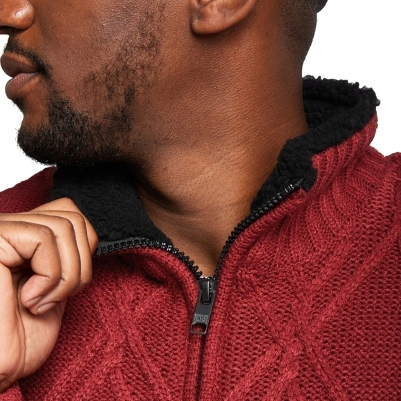 AMERICAN Stitch Hooded Thick Sweater Jacket Size: M - Picture 4 of 16